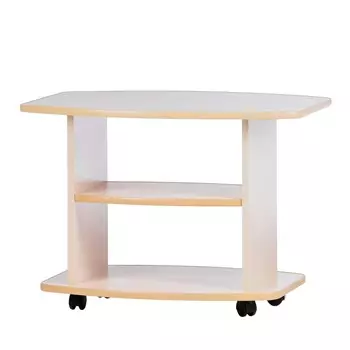 Стол журнальный бочонок, 700х500х545, дуб молочный