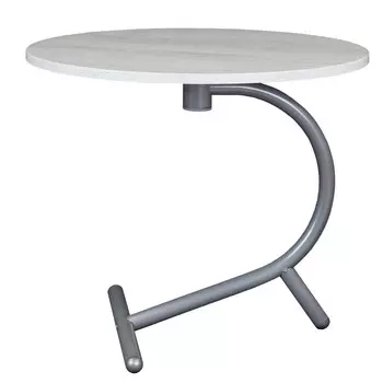 Стол журнальный Дуэт 14 дуб дымчатый/металлик