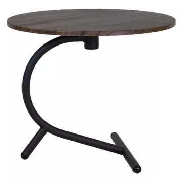 Стол журнальный Дуэт 14 дуб маррон/черный