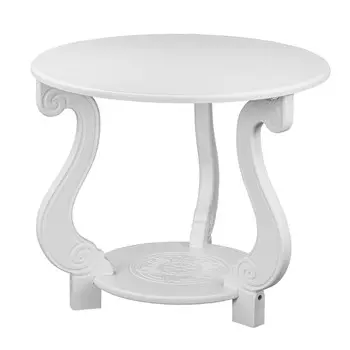 Стол журнальный Грация (М) ЛАЙТ белый