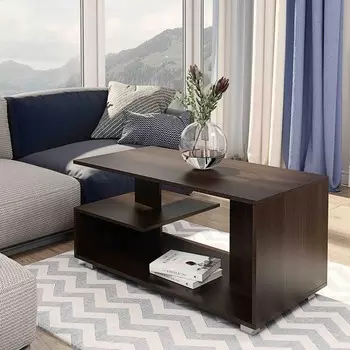 Стол журнальный каприз, 1000х500х494, венге