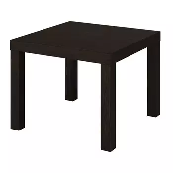 Стол журнальный лакк, 550х550х440, дуб темный