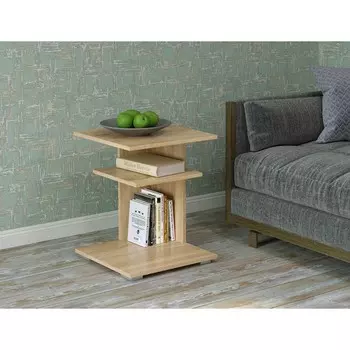 Стол журнальный лиа, 440х440х500, дуб сонома