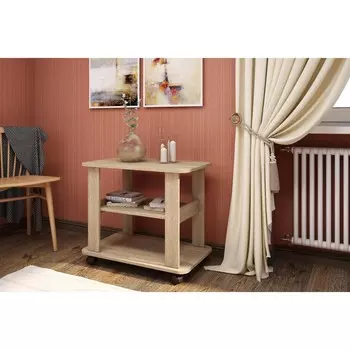 Стол журнальный оптима, 700х420х580, дуб сонома