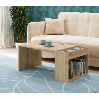 Стол журнальный смарт, 950х500х400, дуб сонома