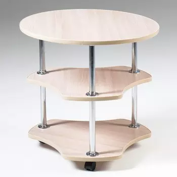 Стол журнальный вико 60, ясень шимо светлый