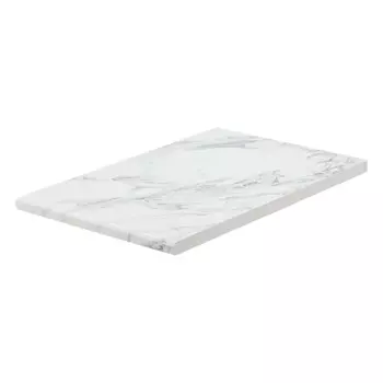 Столешница кухонная, 400х600х26, белый мрамор