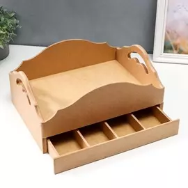 Столик-поднос с ящиком 36.5*27*16.5 см