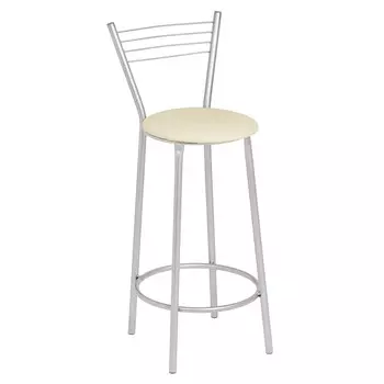 Стул барный, светло-бежевый
