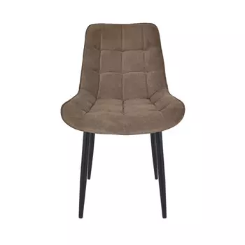 Стул Бостон, ткань Arben Dream цвет D005 (шоколад), каркас черный