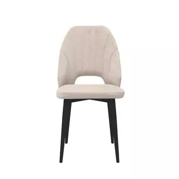 Стул Милан, ткань Arben Dream D002, каркас черный