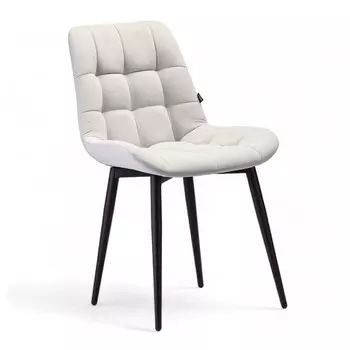 Стул президент, серый софт