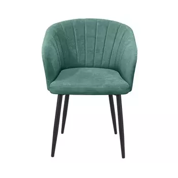 Стул Верона, ткань Arben Dream D006 бирюзовый, каркас черный