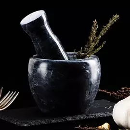 Ступка с пестиком из камня доляна