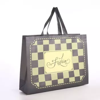 Сумка хозяйственная без застежки, цвет серый