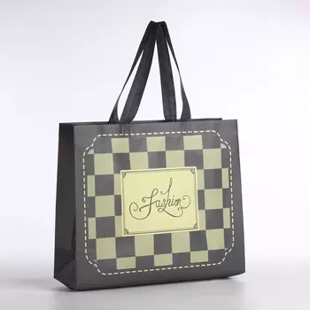 Сумка хозяйственная без застежки, цвет серый