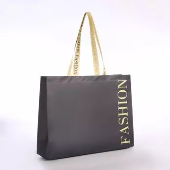 Сумка хозяйственная без застежки, цвет серый