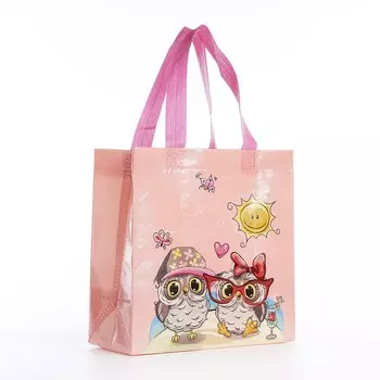 Сумка детская без застежки, цвет розовый