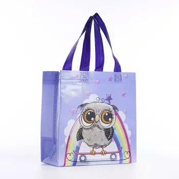 Сумка детская без застежки, цвет сиреневый