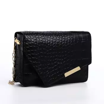 Сумка детская для девочки на магните, цвет черный