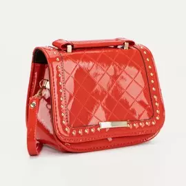 Сумка детская на клапане, цвет красный