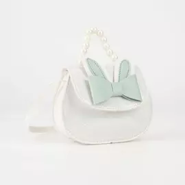 Сумка детская на магните, цвет белый