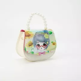 Сумка детская на магните, цвет белый