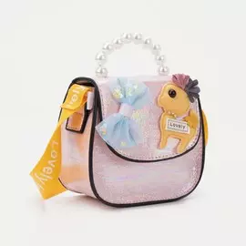 Сумка детская на магните, цвет розовый