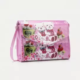 Сумка детская на магните, цвет розовый