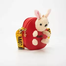 Сумка детская на молнии, цвет красный