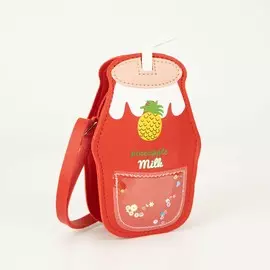 Сумка детская на молнии, цвет красный