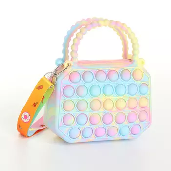 Сумка детская на молнии, цвет разноцветный