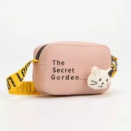 Сумка детская на молнии, цвет розовый