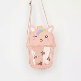 Сумка детская на молнии, цвет розовый