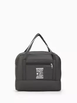 Сумка дорожная на молнии, черная