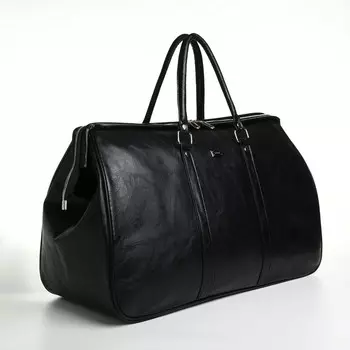 Сумка дорожная на молнии, черная