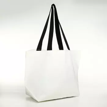 Сумка хозяйственная без застежки, цвет белый