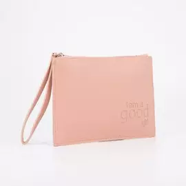 Сумка клатч good girl, кожзам, 22 х 15 см, цвет розовый