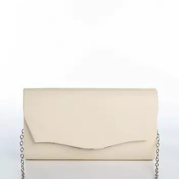 Сумка-клатч на магните, цвет бежевый