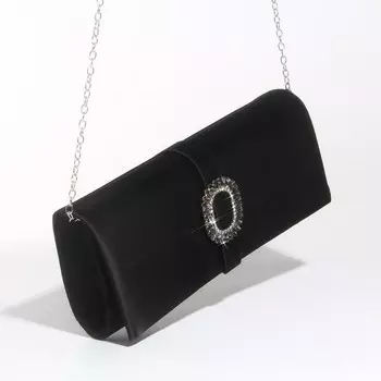 Сумка женская на магните, цвет черный