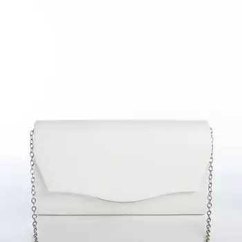 Сумка-клатч на магните, цвет молочный