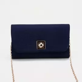 Сумка-клатч на магните, цвет синий