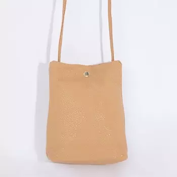 Сумка кросс-боди на клапане, цвет бежевый