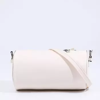 Сумка женская кросс-боди на молнии, 2211.511.5 см, однотонная, белая