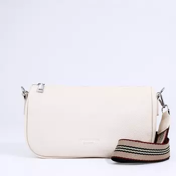 Сумка женская кросс-боди на молнии, 258.514 см, белая