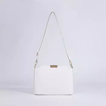 Сумка кросс-боди на молнии, цвет белый