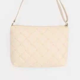 Кросс-боди на молнии, цвет бежевый