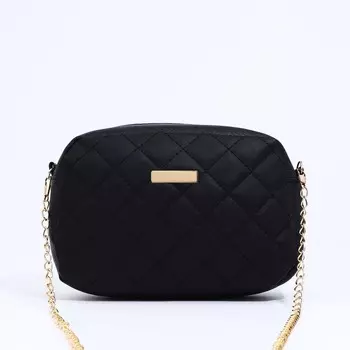 Сумка кросс-боди на молнии, цвет черный