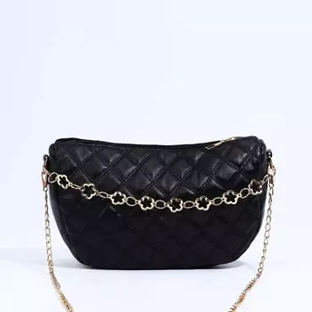 Сумка женская кросс-боди на молнии, 246.515.5 см, черная