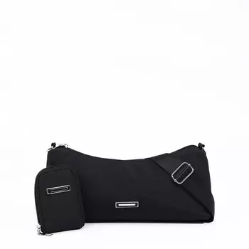 Сумка женская кросс-боди на молнии, 31713 см, черная